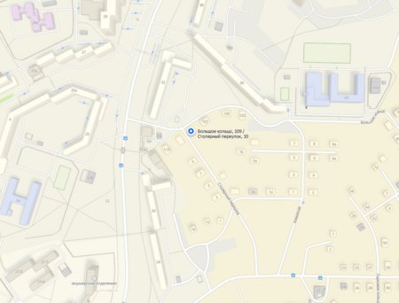 Карта расположения церкви